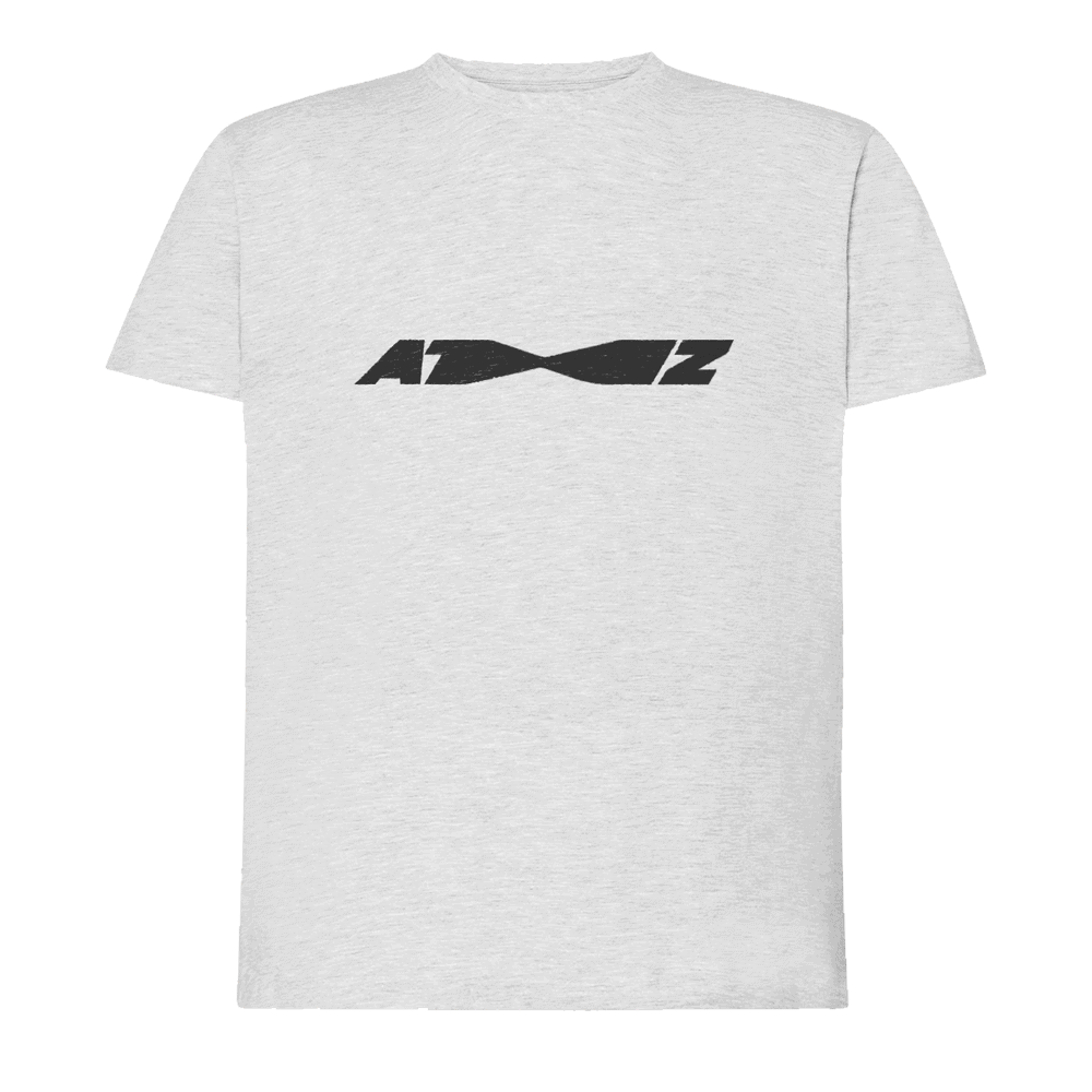 ATEEZ A to Z T-Shirt, Unisex, Loose-Fit, Light Gray/Black